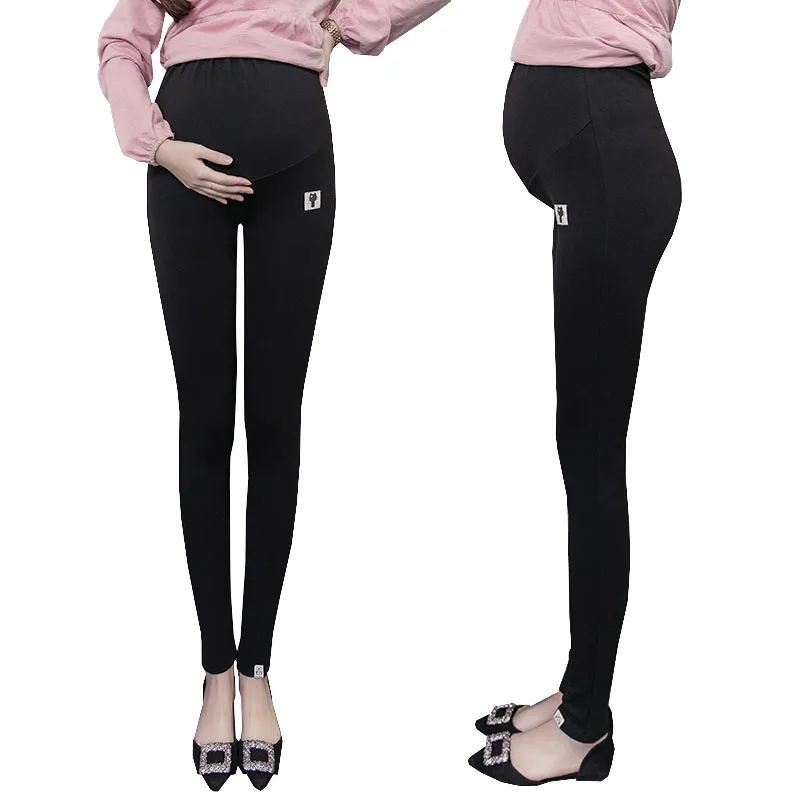 Plus Size Winter Velvet Pregnancy Leggings Pants For Pregnant Women ...