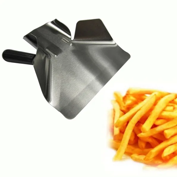 

Stainless steel fries shovel potato shovel handle metal shovel