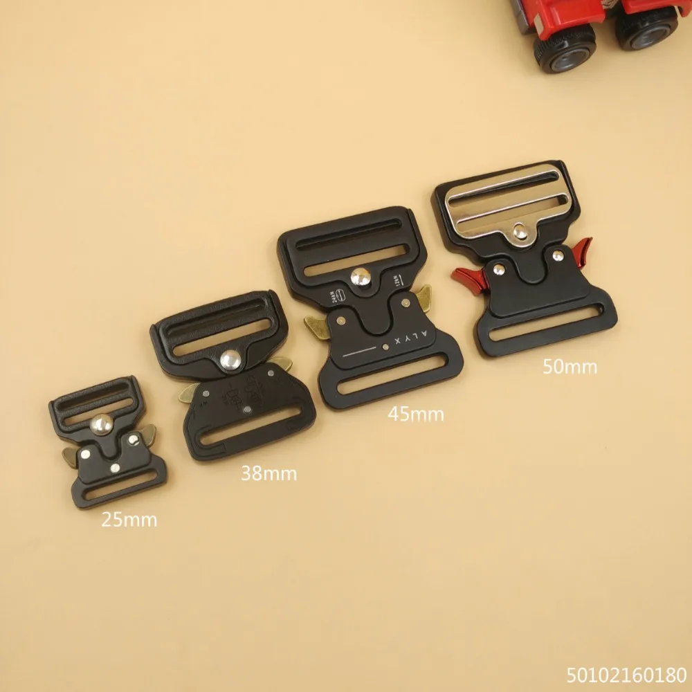 new 25/38/45/50mm bing Strap 1Pcs Quick Side Release Metal Buckles