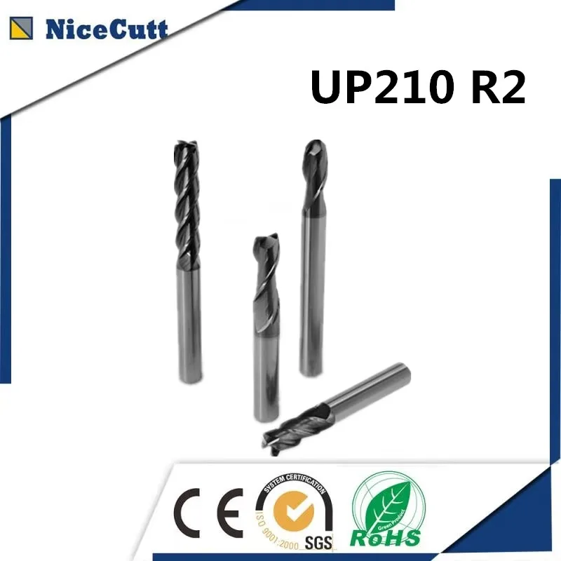 

5pcs UP210 R2 12030 Nicecutt Top quality End Mills Carbide milling cutter
