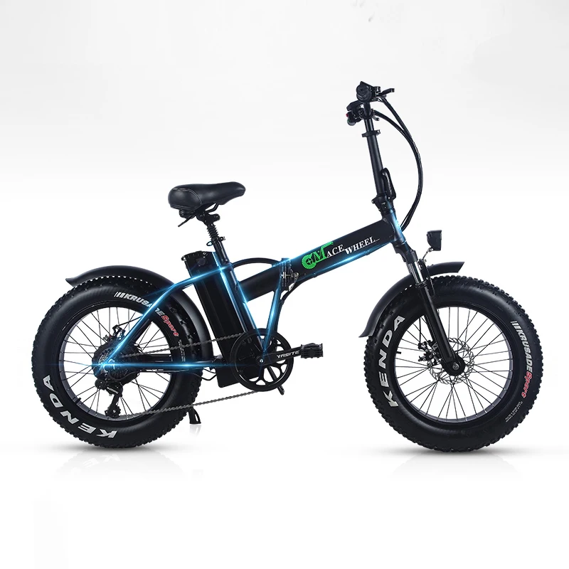 Perfect electric bicyc 20inch Electric snow car bicycle 48V15AH lithium battery hidden in frame500W high speed motor fold elect 0