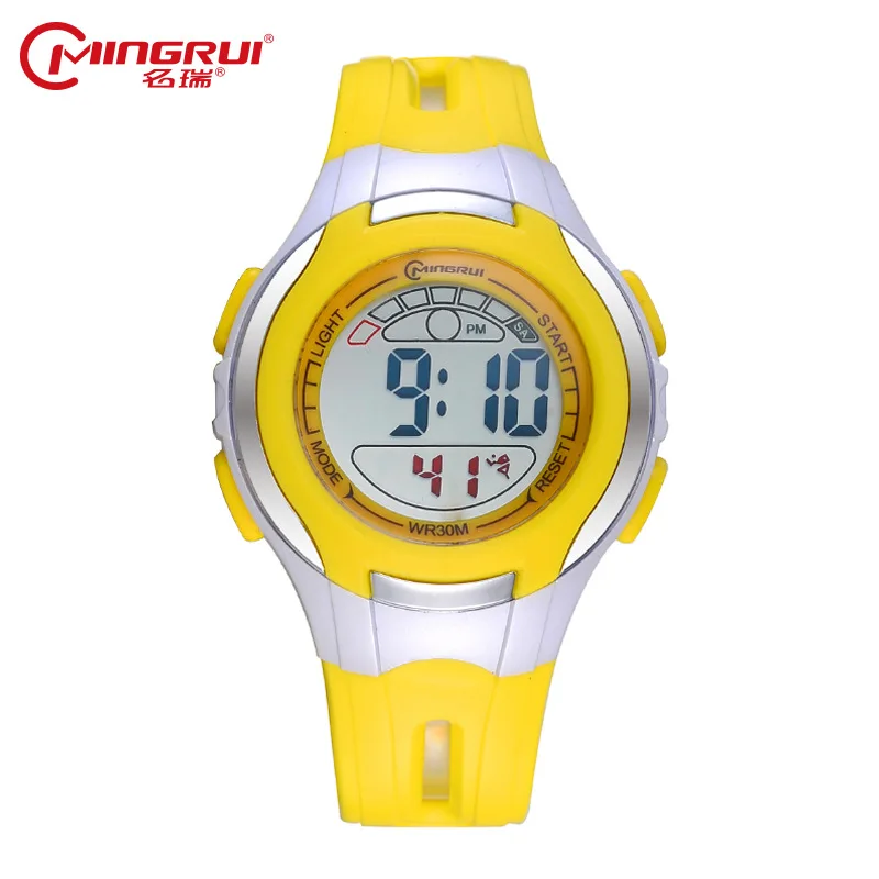 MINGRUI Children Waterproof Luminous Digital Watch Kids Silicone Sport Watches Students Alarm LED Watch Hour Clock Gift цена и фото