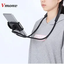 Mobile-Phone-Holder Necklace Huawei Hanging-Neck iPhone Xiaomi Flexible for Lazy New