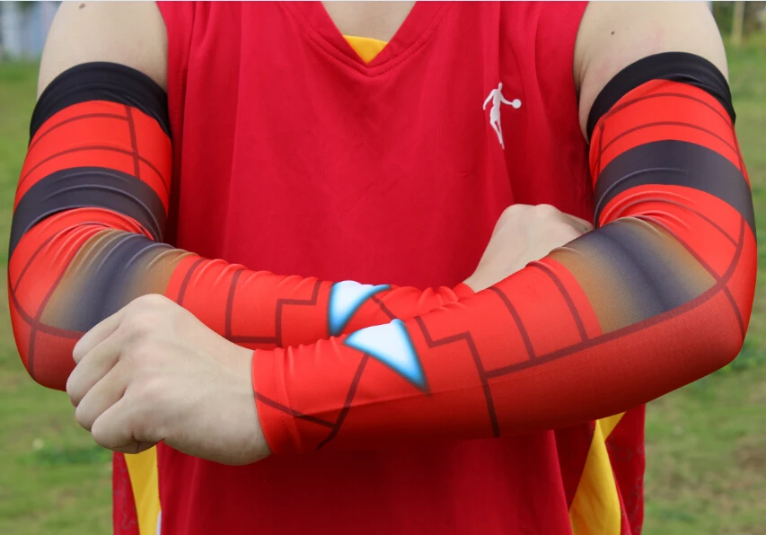 Sports compression wear accessories Reflective printed Compression arm