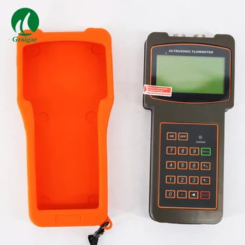

TUF-2000H Hand-Held Portable Ultrasonic Flowmeter measuring pipe size from DN15mm to DN6000mm with HM Bracket and EB-1 Extended
