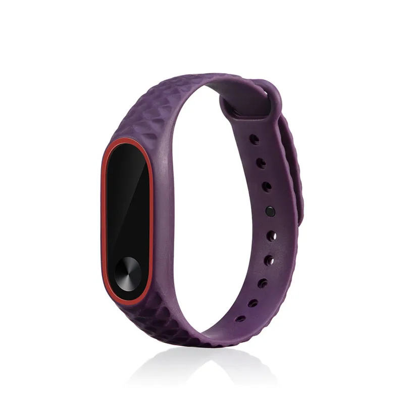 HIPERDEAL умные аксессуары mi band 2 ремешок силиконовый сменный силиконовый браслет для часов Ремешок на запястье для Xiaomi mi Band 2 - Цвет: Purple