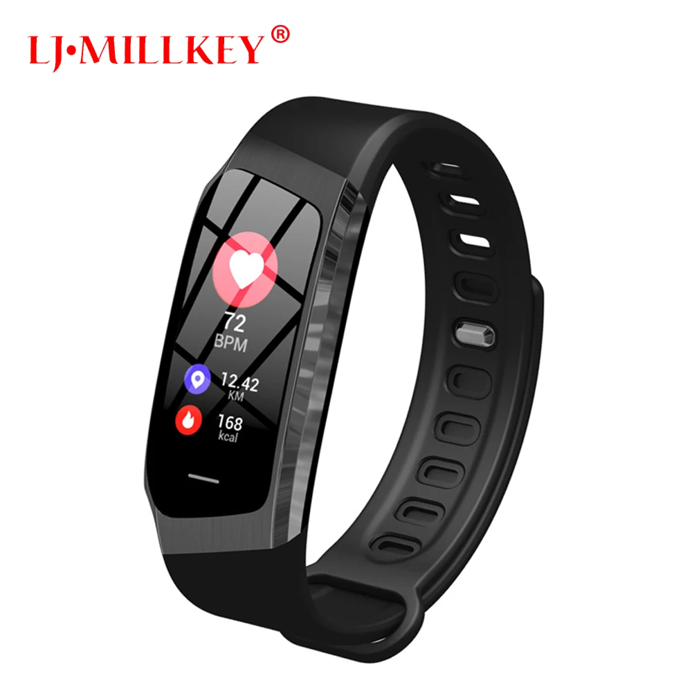

2019 Smart Band Color Touch Screen Blood Pressure Heart Rate Monitor Sport Bracelet IP67 Waterproof Fitness Tracker Wristband
