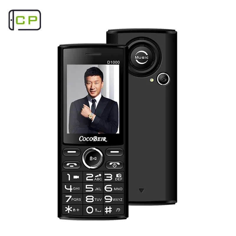 

D1000 Push-botton Mobile Phone 2.4 Inch Dual sim Cellphone Quick Dial Cellular Flashlight MP3 FM Radio Power Bank Russian