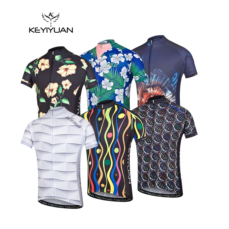 

KEYIYUAN 2018 New Cycling Jersey Bicycle Costume Cuffs Quick Dry Breathable New Cycling Horse Riding Set Comfortable