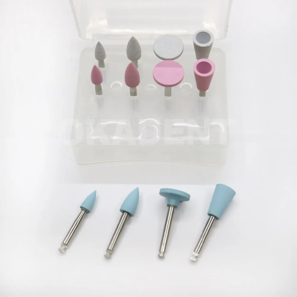 5 OFF!! 12PCS Dental Polishing RA Shank Low Speed Silicone Rubber Prophylaxis Polisher For