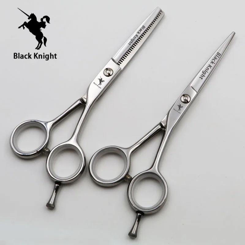 Conjunto de Corte + Desbaste Preto e Branco Polegada Profissional Cabeleireiro Tesoura Barbeiro Tesouras Alta Qualidade Personalidade Estilos 5.5 - 6 2 Beleza e saúde