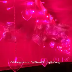 Led освещения звезды вход отделить украшение окна украшения 0,5*4 м розовый лед бар лампы H216