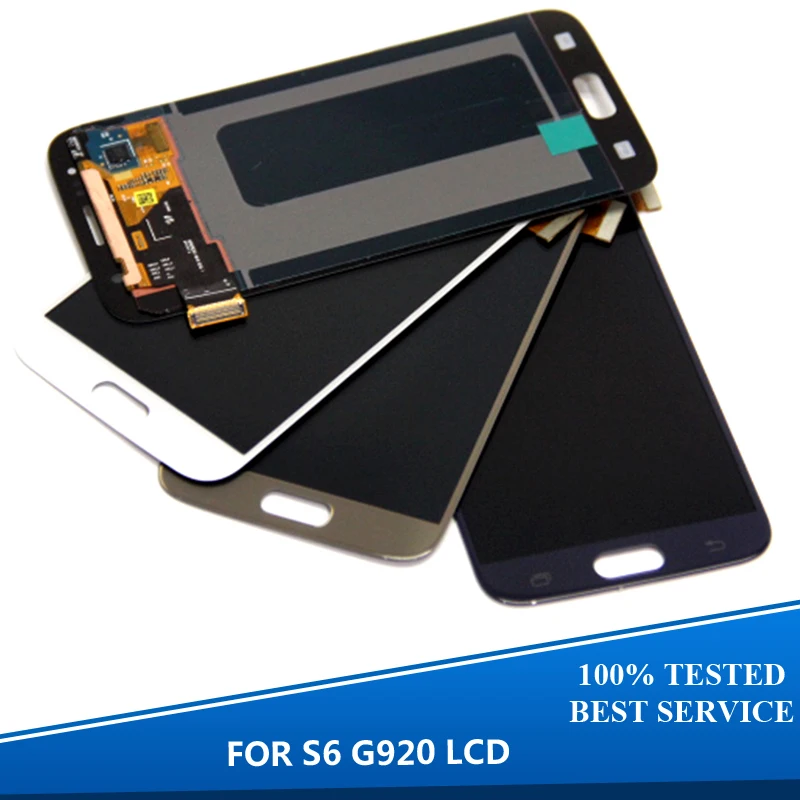 

LCD Screen For Samsung Galaxy S6 G920 G920F Phone LCD Touch Display Frame Digitizer+Tool