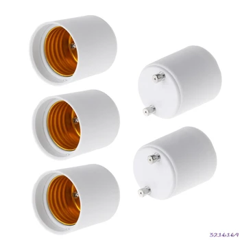 

5pcs GU24 to E27/E26 LED Light Bulb Lamp Holder Adapter Socket Converter Hot