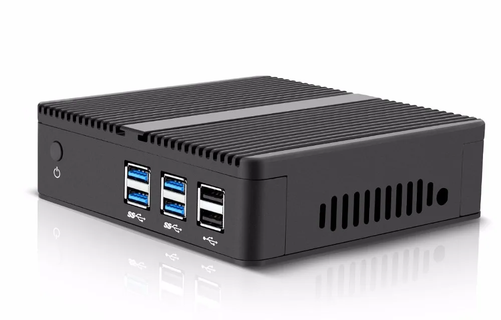 Очень компактный Intel Core i3 i5 i7 Mini PC Windows 10 безвентиляторный NUC офисный компьютер HDMI, VGA, USB 3,0 WiFi Gigabit LAN неттоп PC