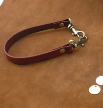 10pcs=5pairs diy Cow leather bag handles. handmade bag handles straps accessories 32cm