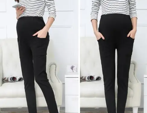 Maternity Pants Elastic Waist Skinny Belly Pencil Jeans for Pregnant Women