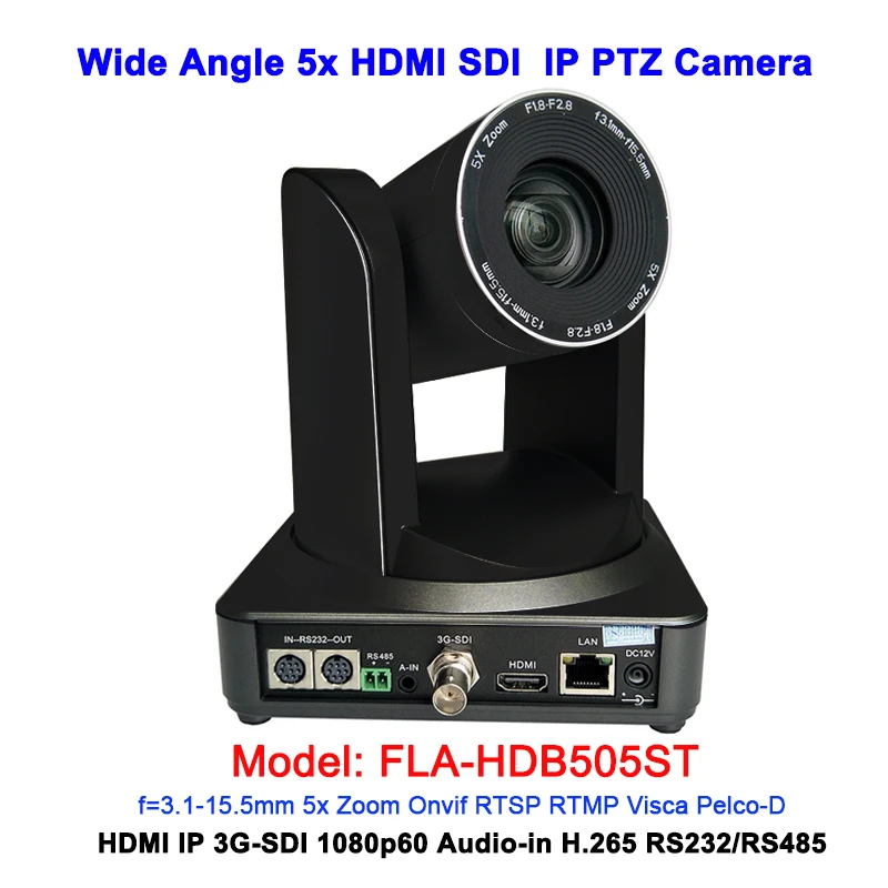 1080P60 широкоугольный 5x оптический зум IP PTZ видеокамера HDMI 3G SDI выходы для конференц