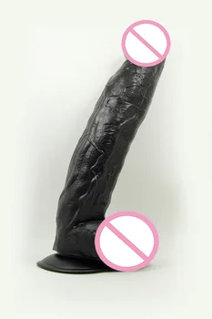 Sex Products Huge Black Dildo 31*6cm Shopping Extreme Big Realistic Sturdy Suction Cup Penis Dong for Women Sex Toys 3