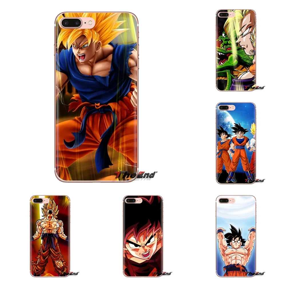 Dbz goku wallpaper For Sony Xperia Z Z1 Z2 Z3 Z5 compact M2 M4 M5 C4 E3 T3 XA Huawei Mate 7 8 Y3II Transparent Soft Cases Covers |