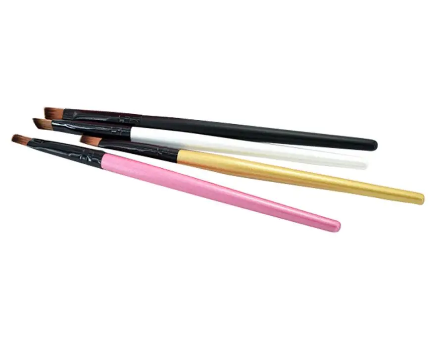 

2PC Professional Oblique Makeup Eyebrow Brush Eyeshadow Angled Brush Comestic Make up Tool Random Color