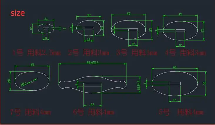 Handguard DIY ручка ножа латунь/нержавеющая сталь защита 6 размер дизайн