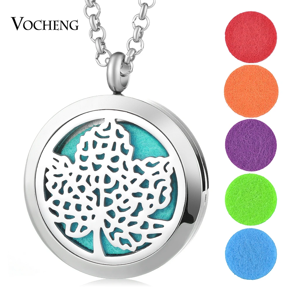 

10pcs/lot 30mm Perfume Locket Jewelry Diffuser Pendant 316L Stainless Steel Magnetic without Felt Pads VA-402*10