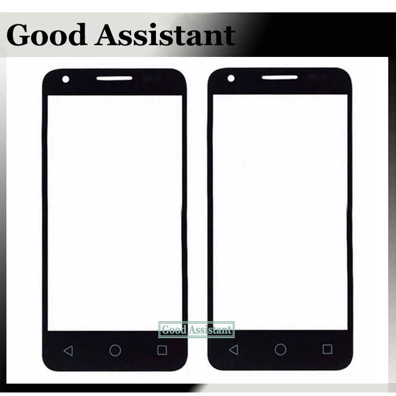

Black/White For Alcatel One Touch Pixi 3 4.5 (4G) 5017 5017A 5017E 5017X 5017D 5017B OT5017 Front Touch Screen Glass Outer Lens