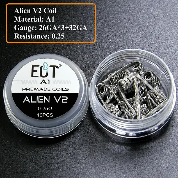 Not coil tap bot как работает. Койлы с али. готовая намотка voopoo prebuilt coil - 1шт. размерность койлов ga. обозначения нержавейки на койлах.