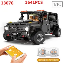 AWD Wagon MOC-2425 SUV G5500 Drift APP Дистанционное Светодиодный управление гоночный автомобиль строительные блоки кирпичи детские игрушки подарки 13070