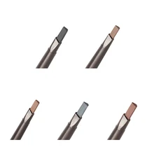 5 цветов водонепроницаемый двуглавый автоматический волшебный карандаш с щеткой для бровей