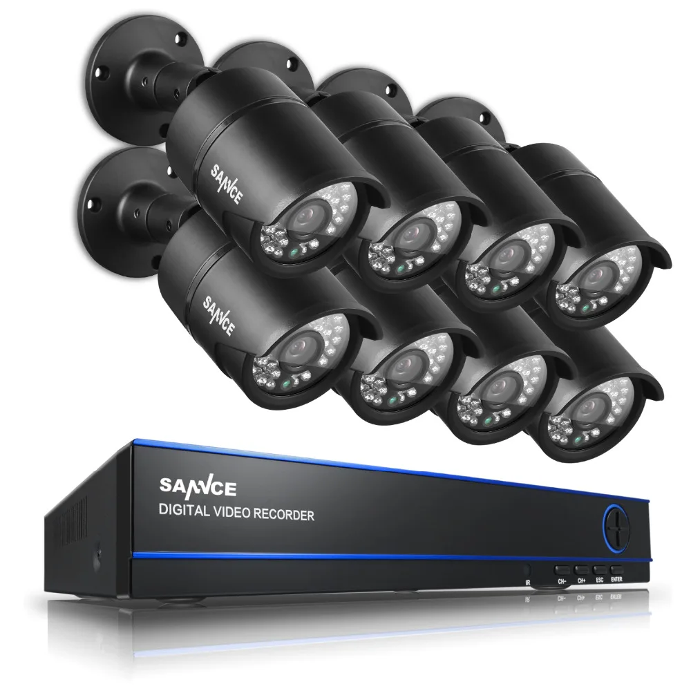 imágenes para Sannce 8ch 1080 p hd dvr sistema de cámara de 2mp ir inicio vigilancia de seguridad al aire libre imágenes para Sannce 8ch 1080 p hd dvr sistema de cámara de 2mp ir inicio vigilancia de seguridad al aire libre