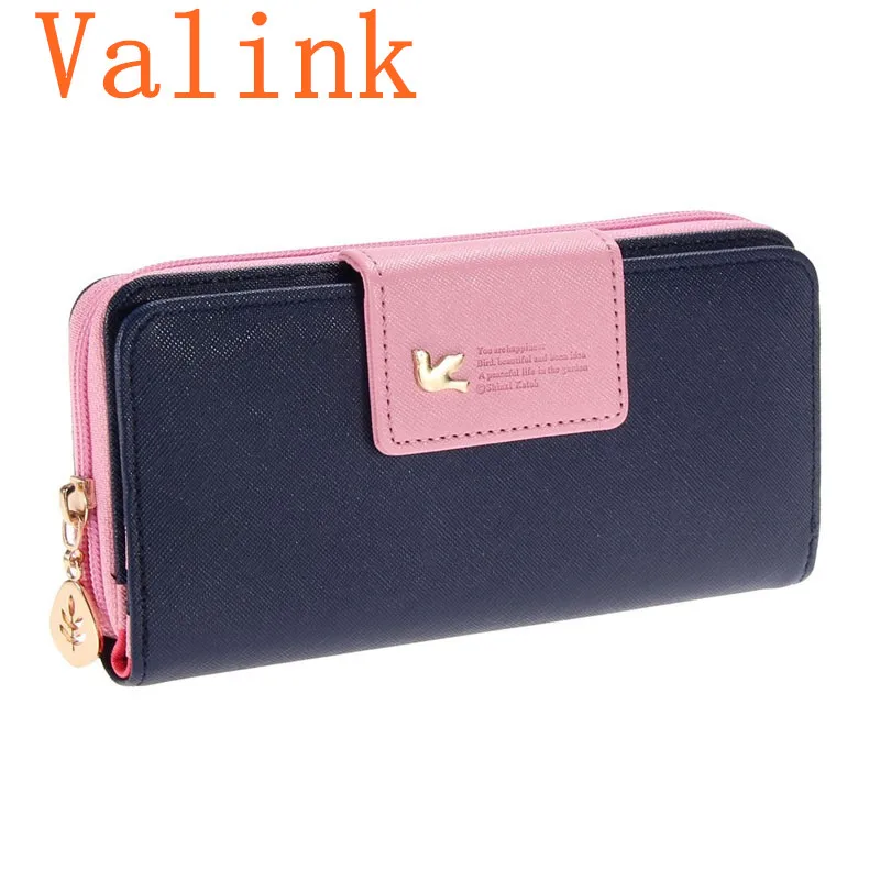 2018 Women Wallets New Fashion Trends Pumping Multi-card Position Two Fold Wallet lady Long Zipper Purse Card Holder lady Clutch