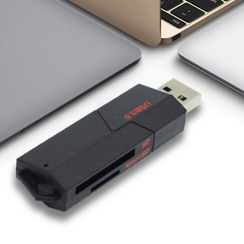 

/TF Card Reader Portable Up To 64GB Adapter Multi Memory Storage Slide USB 3.0 Card Reader Multifunctional High Speed