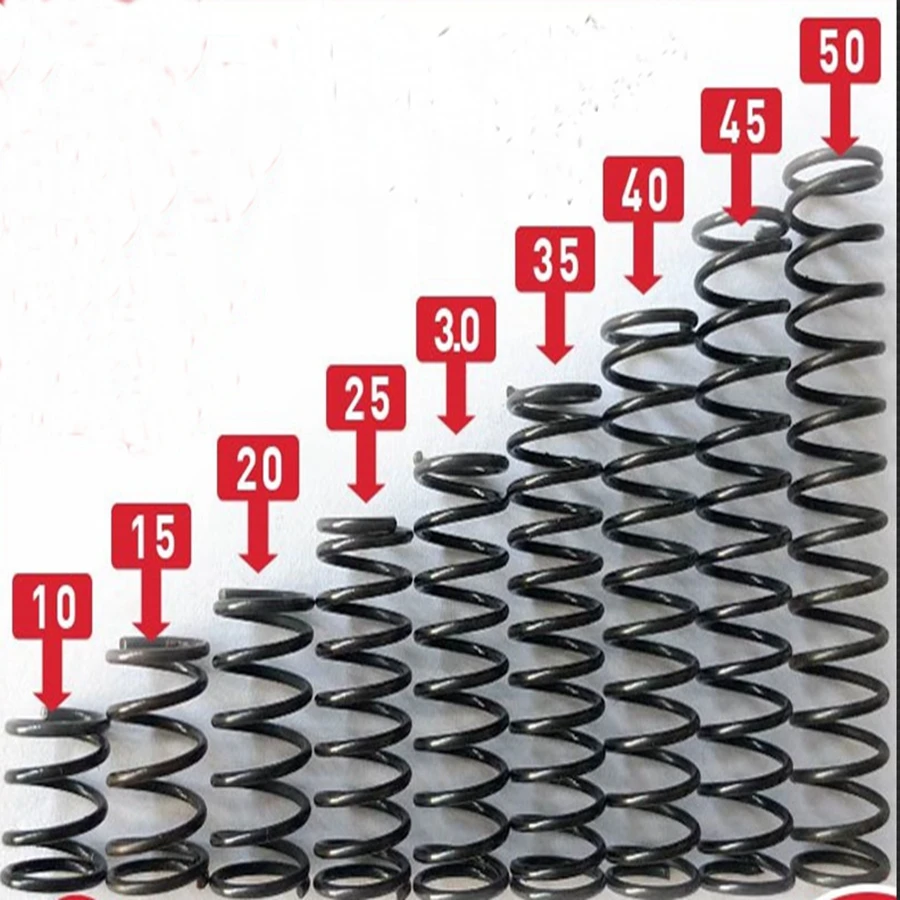 10 шт. компрессионная пружина 1,0 мм диаметр провода 5 мм наружный диаметр пружина длина 10-50 мм пружина