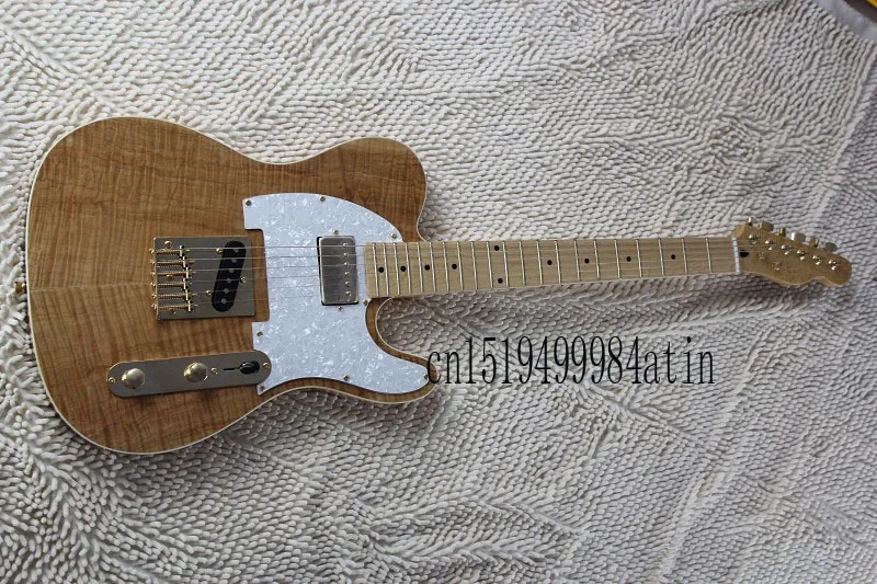 Оптовая продажа Новый стиль Telecaster Гитары American Standard TELE электрогитара с золотыми