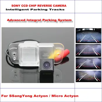 

860 Pixels Car Rear Back Up Camera For SSangYong Actyon / Micro Actyon 2006-2010 Rearview TV Lines Dynamic Guidance Tragectory