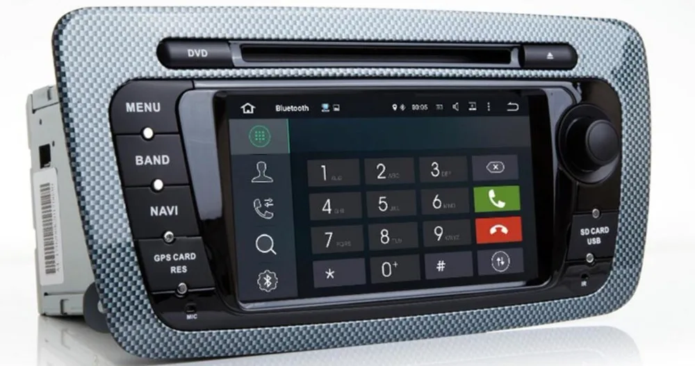 Discount 2 Din Android 9.1 Car DVD Multimedia player For Seat Ibiza 2009-2013 GPS Navigation OBD2 RDS raido video audio player 3