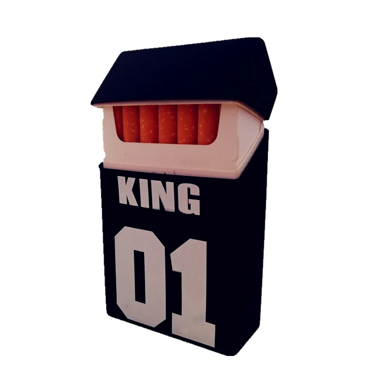 Мягкий резиновый чехол для сигарет QUEEN KING KEEP CALM Модный женский курения девушек
