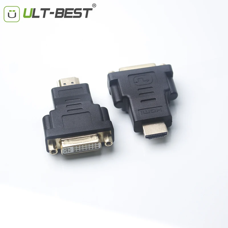 Кабель-переходник ult-best с HDMI штекер на DVI 24 + 5 гнездовой разъем 1080P HD TV конвертер для