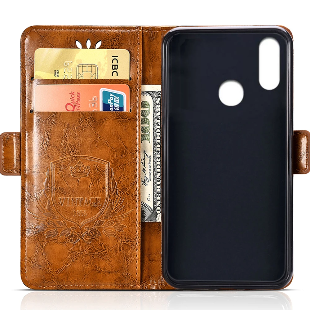 Чехол SRHE с откидной крышкой для Xiaomi Redmi Note 7 Pro, кожаный чехол для Redmi Note 7S с магнитным бумажником, винтажный Чехол для Redmi Note 7 7S
