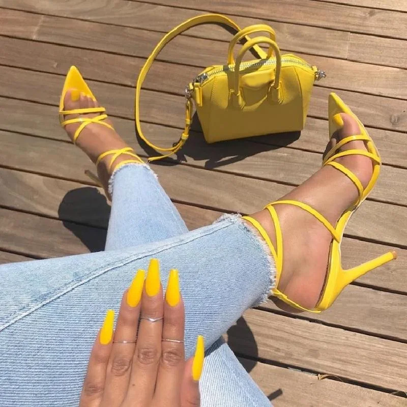 Women Summer Solid Color Sexy Narrow Band Cross Tied Sandals Fashion Ankle Buckle Strap Hollow Out High Heel Dress Shoes цена Women Summer Solid Color Sexy Narrow Band Cross Tied Sandals Fashion Ankle Buckle Strap Hollow Out High Heel Dress Shoes цены онлайн