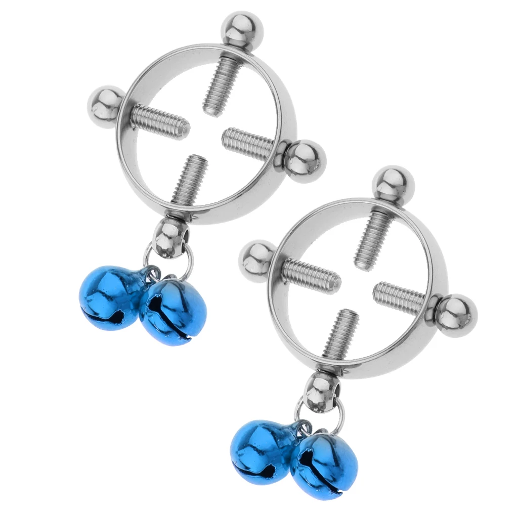 2pcs Women Cheater Fake Nipple Ring Shield Ring Screw Body Piercing Circle None Pierced