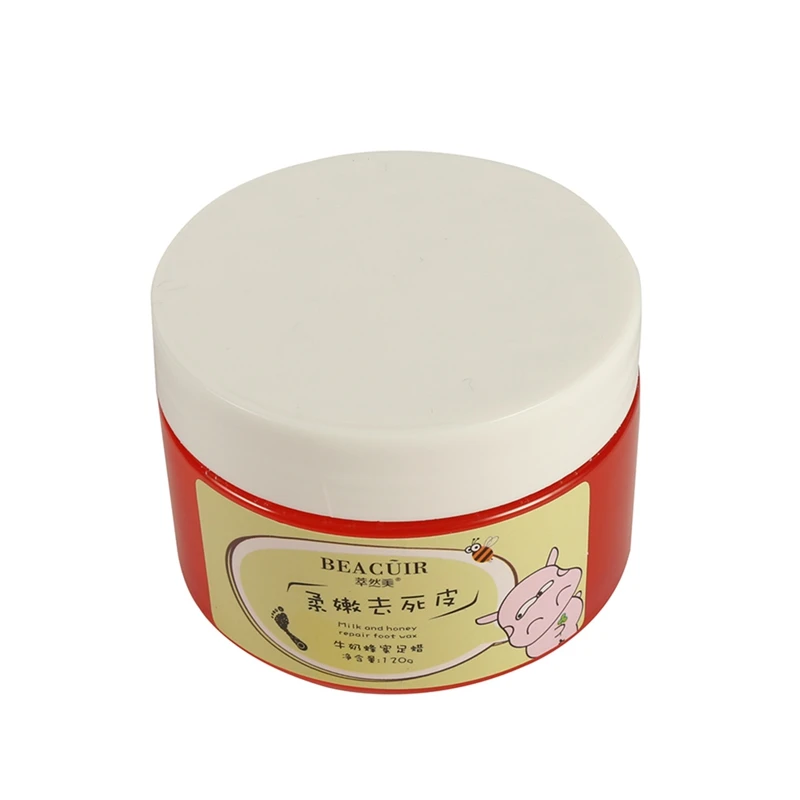 

Milk Honey Foot Mask Moisturizing Foot Wax Pedicure Exfoliating Remove Dead Skin Anti-dry Scrub Whitening Cream Foot Care Tool