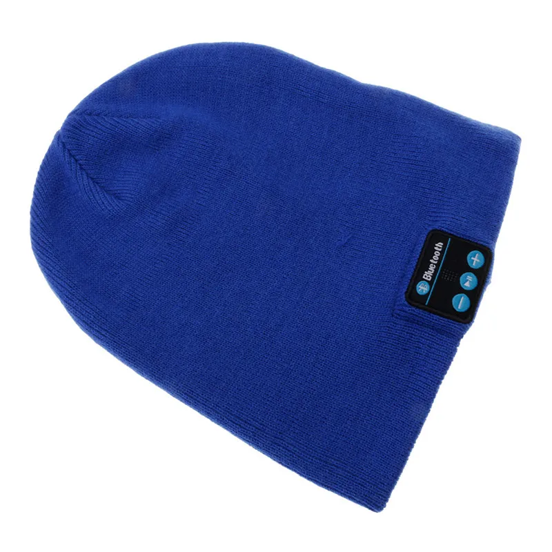 Rechargeable Wireless Bluetooth Music Headset Speaker Smart Warm Knitted Hat Running hat