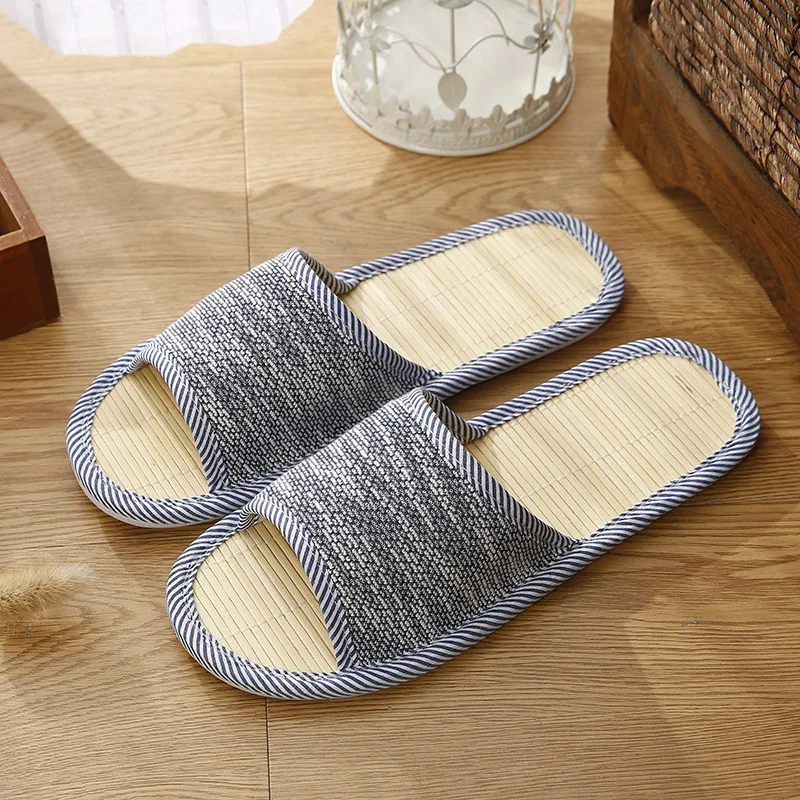 Women Indoor Slippers Bamboo Straw 2019 Spring Summer Flat Shoes Woman Home Floor Slides Breathable Lovers House Floor Slippers Women Indoor Slippers Bamboo Straw 2019 Spring Summer Flat Shoes Woman Home Floor Slides Breathable Lovers House Floor Slippers