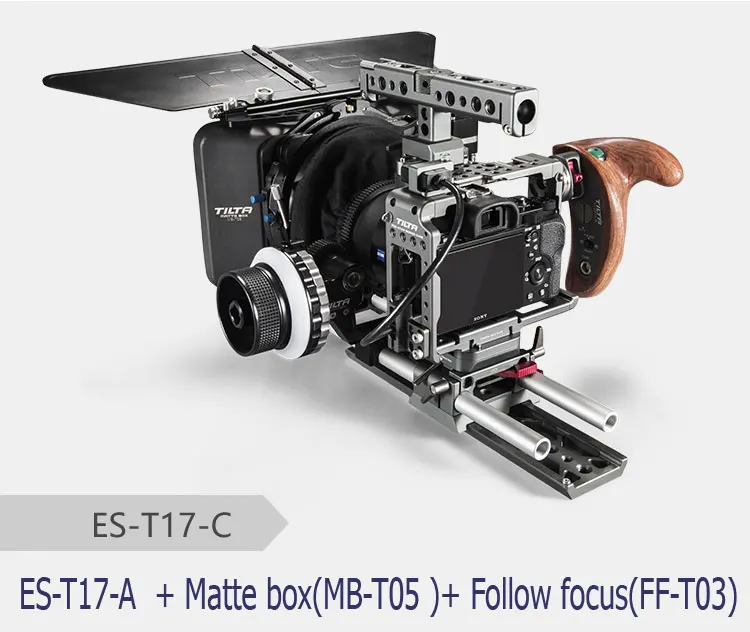 Tilta ES T17 C A7 камера клетка установка комплект для sony a7S a7SII a7R a7RII a7RIII a7III a9 R/S ручка Dslr