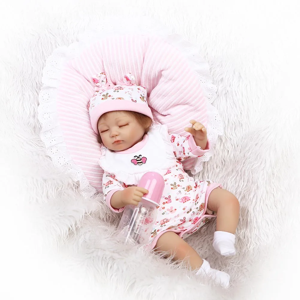 

40CM Vinyl Jointed Reborn Doll Lifelike Princess Girls House Play Baby Dolls Toy for Kids Playmate S7JN