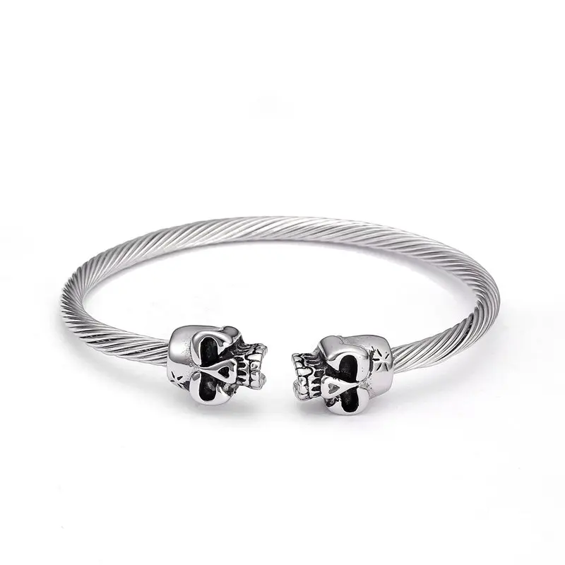 men skull bangles (15)