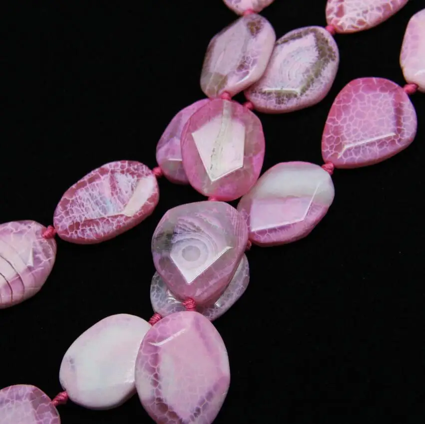 4 color choice,9pcs/str Large Faceted Achate Slab Beads Drilled Pendants Jewelry,Natural Dragon Veins Stones Cut Slice Necklace